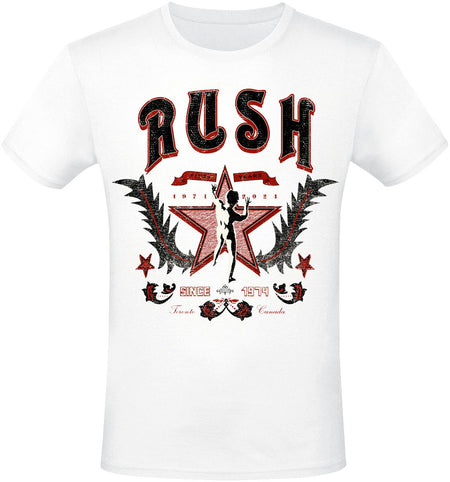 T-Shirt Manches courtes  de Rush - Since ´74 - M - pour Homme - blanc - Rush