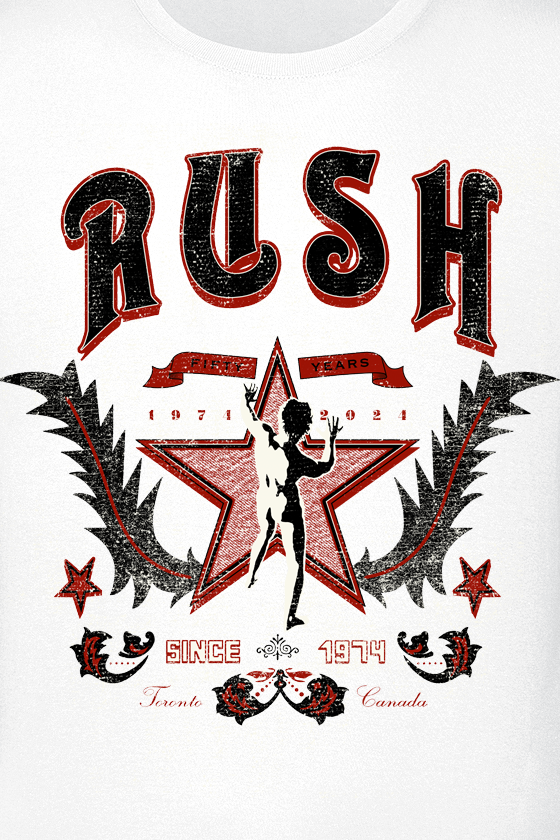 T-Shirt Manches courtes  de Rush - Since ´74 - M - pour Homme - blanc - Rush - View 2