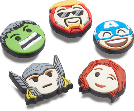 Pin's  de Crocs - Jibbitz - Avengers Emojis 5 Pack - Standard - pour Indifférent - multicolore - Crocs