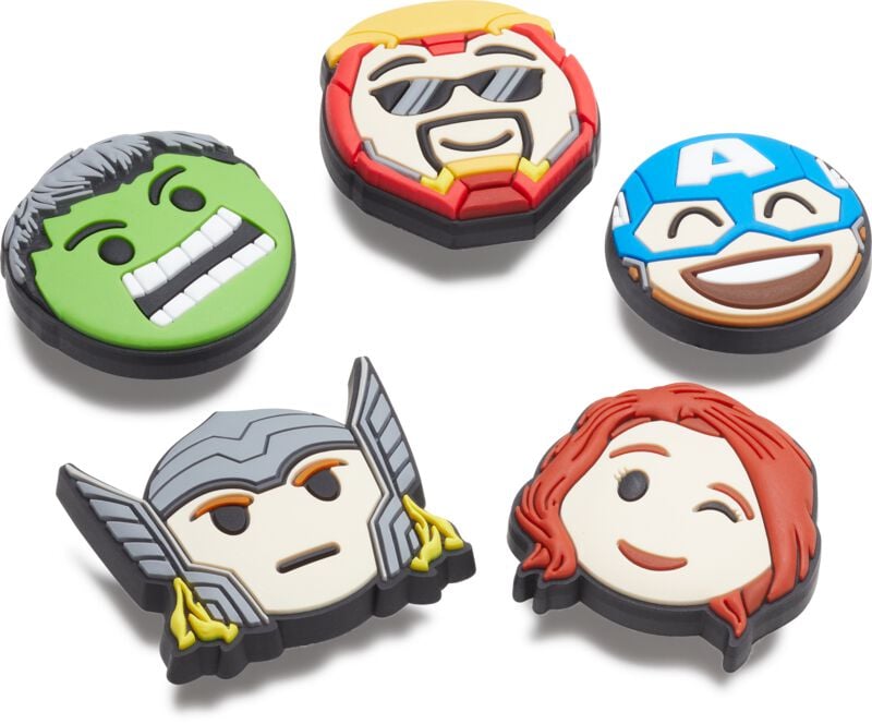 Pin's  de Crocs - Jibbitz - Avengers Emojis 5 Pack - Standard - pour Indifférent - multicolore - Crocs