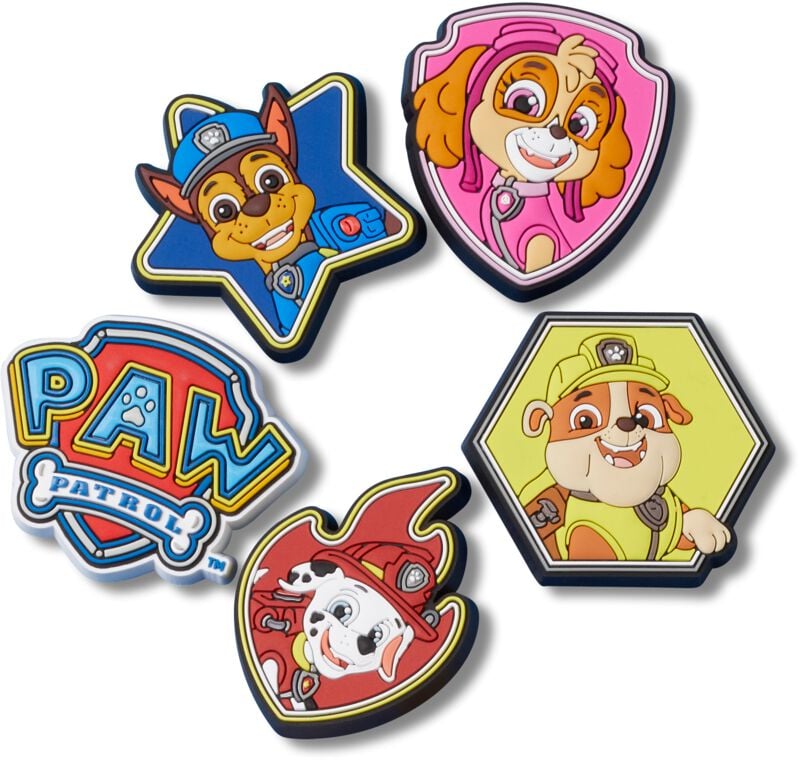 Pin's  de Crocs - Jibbitz - Paw Patrol 5 Pack - Standard - pour Indifférent - multicolore - Crocs