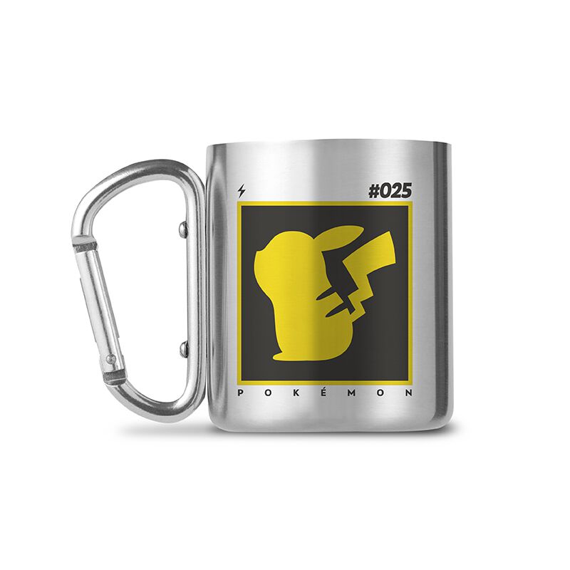 Mug Gaming de Pokémon - Mug avec Mousqueton - Pikachu - pour Unisexe - couleur argent - Pokémon