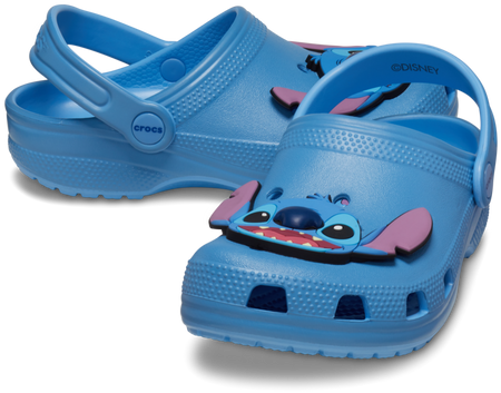 Chaussons Disney de Crocs - Kids Disney Stitch Classic Clog - EU 29-30 - pour Unisexe - bleu - Crocs - View 2