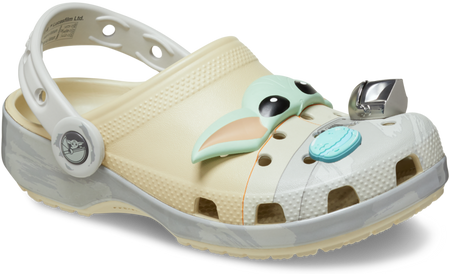 Chaussons Disney de Crocs - Kids Grogu Classic Clog - EU30-31 à EU 33-34 - pour Enfants - blanc cassé - Crocs - View 2