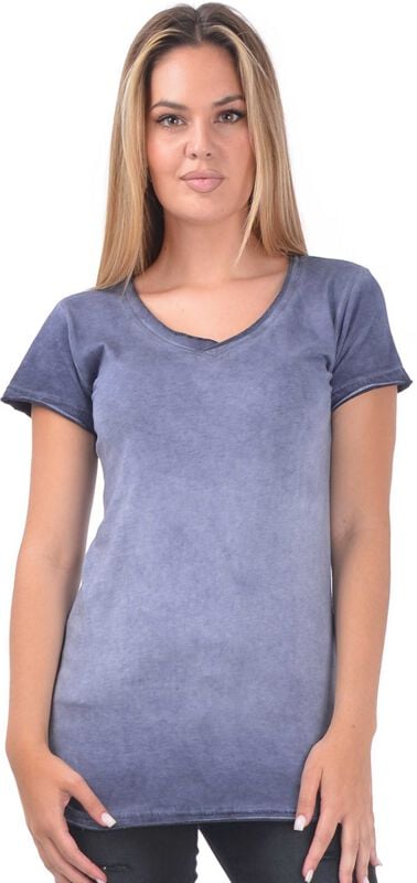 T-Shirt Manches courtes  de Outer Vision - Sasha Inside Out - T-Shirt - S à XL - pour Femme - violet - Outer Vision
