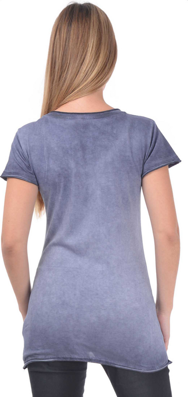T-Shirt Manches courtes  de Outer Vision - Sasha Inside Out - T-Shirt - S à XL - pour Femme - violet - Outer Vision - View 2
