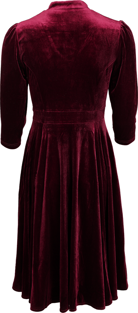 Robe mi-longue Rockabilly de H&R London - Robe Rosivra - XS à 4XL - pour Femme - rouge - H&R London - View 2