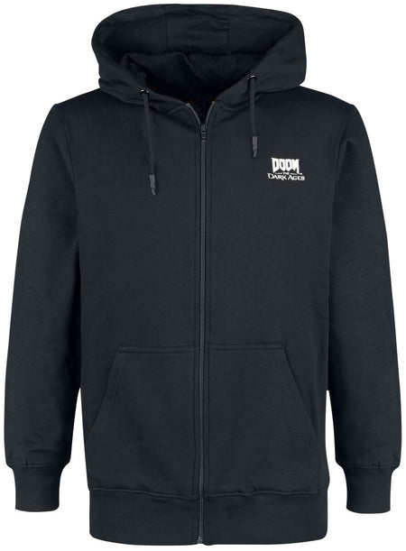 Sweat-shirt zippé à capuche Gaming de Doom - Dark Age - S à XXL - pour Homme - noir - Doom