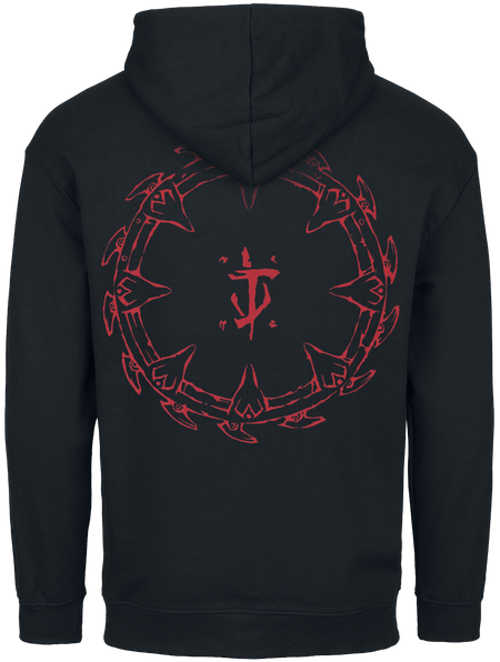 Sweat-shirt zippé à capuche Gaming de Doom - Dark Age - S à XXL - pour Homme - noir - Doom - View 2