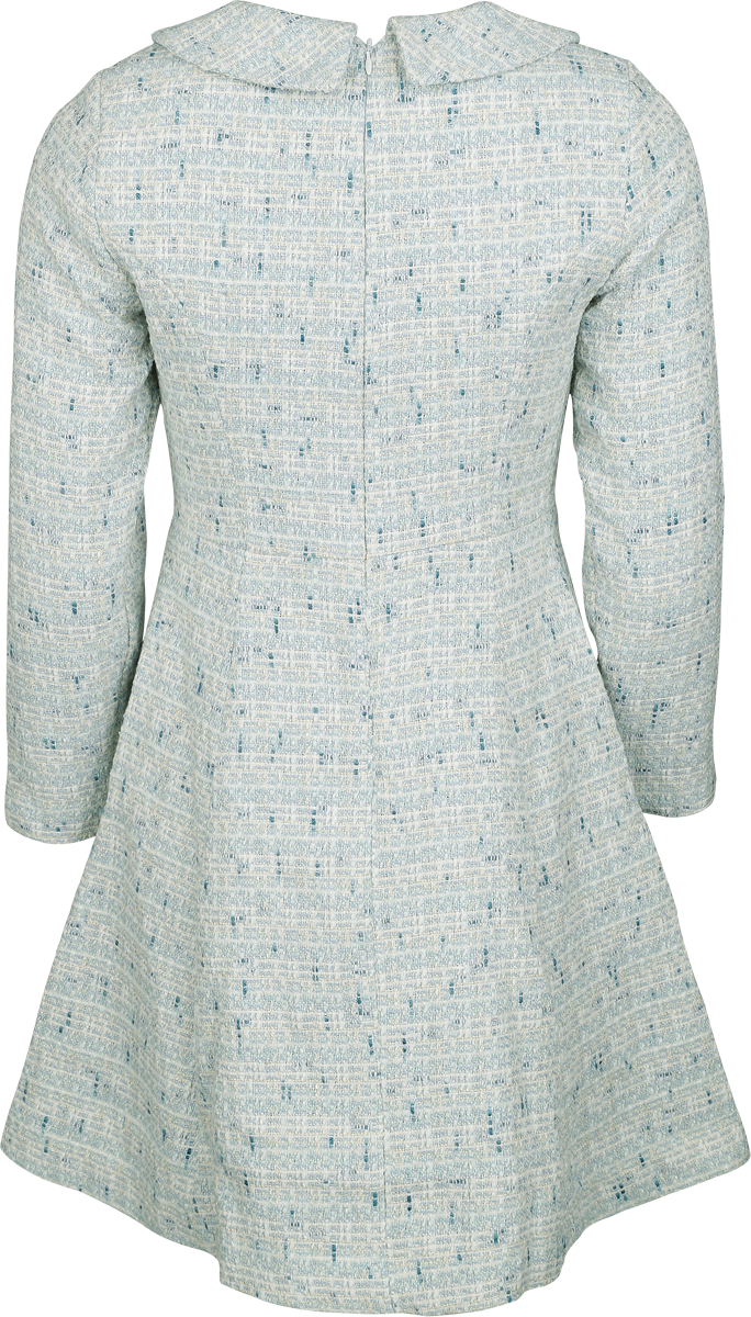 Robe mi-longue Rockabilly de H&R London - Robe en tweed Opala - XS à XXL - pour Femme - gris - H&R London - View 2