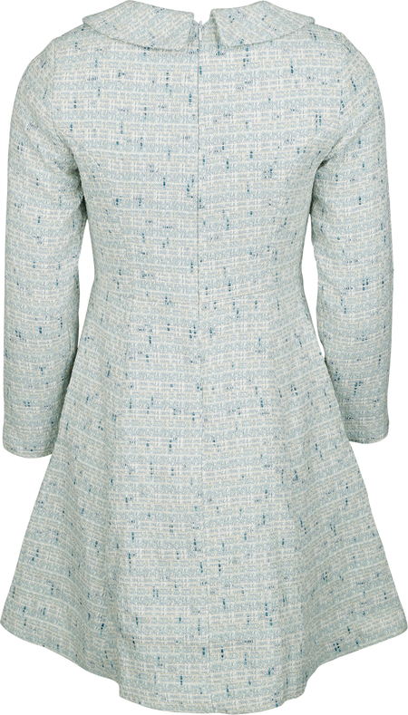 Robe mi-longue Rockabilly de H&R London - Robe en tweed Opala - XS à XXL - pour Femme - gris - H&R London - View 2