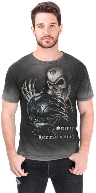 T-Shirt Manches courtes Gothic de Alchemy England - Homeschooling - T-Shirt Homme - S à 4XL - pour Homme - gris - Alchemy England