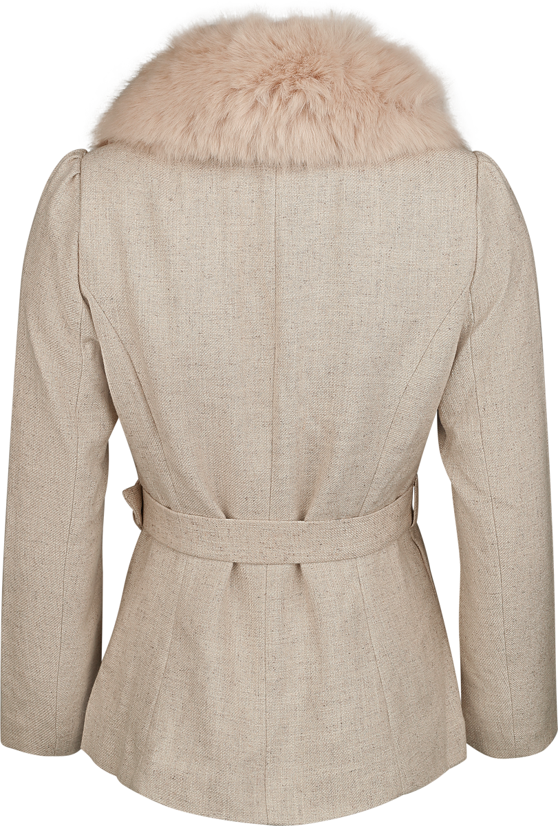 Veste Polaire Rockabilly de H&R London - XS à XXL - pour Femme - beige - H&R London - View 2