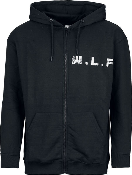 Sweat-shirt zippé à capuche Gaming de The Last Of Us - Washington Liberation - S à XXL - pour Homme - noir - The Last Of Us