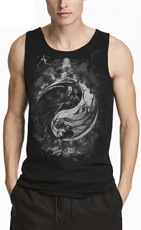 Débardeur Gothic de Alchemy England - Justin - Débardeur - S à 4XL - pour Homme - noir - Alchemy England