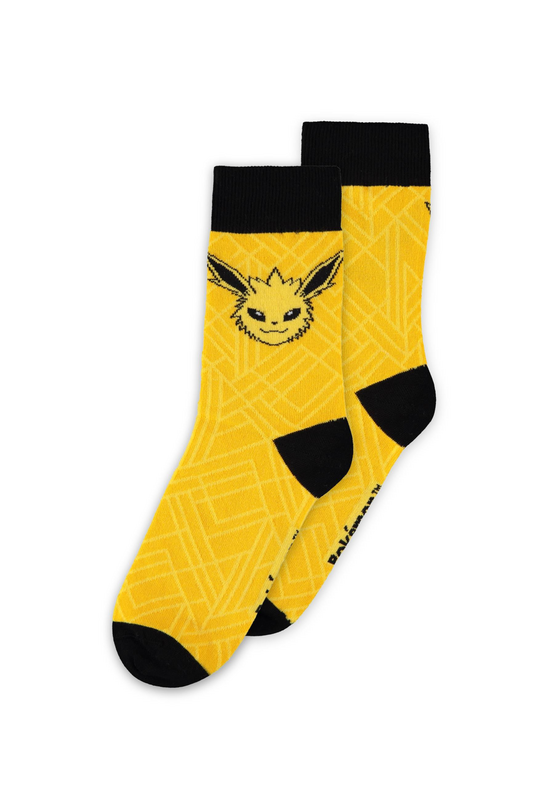 Chaussettes Gaming de Pokémon - Évolutions Évoli - EU35-38 à EU 43-46 - pour Femme - multicolore - Pokémon - View 2