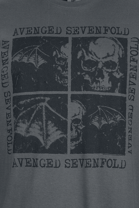 T-Shirt Manches courtes  de Avenged Sevenfold - Collage - S à 3XL - pour Homme - gris - Avenged Sevenfold - View 2