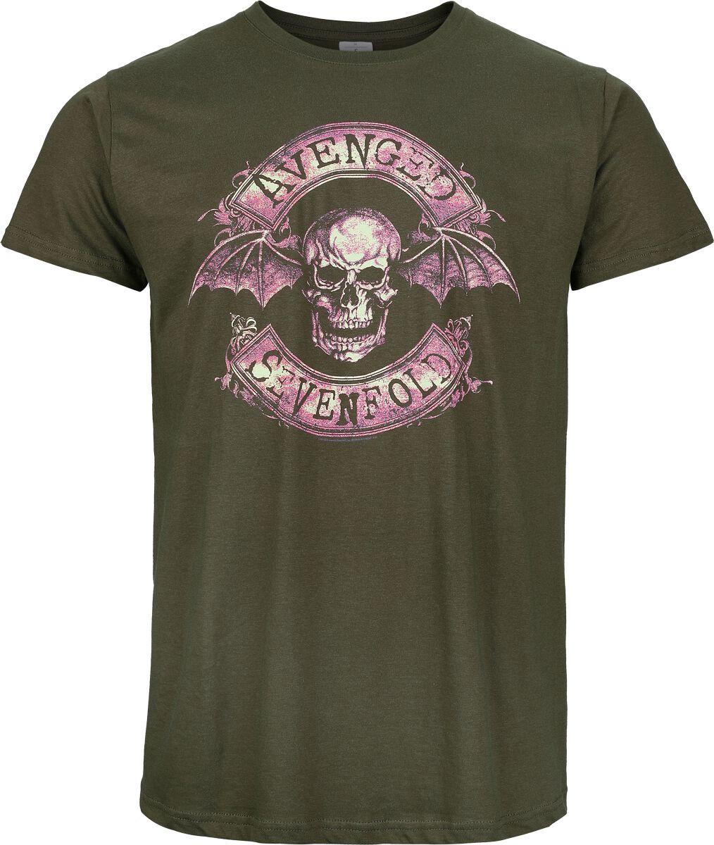 T-Shirt Manches courtes  de Avenged Sevenfold - Coloured Logo - M à XXL - pour Homme - vert - Avenged Sevenfold