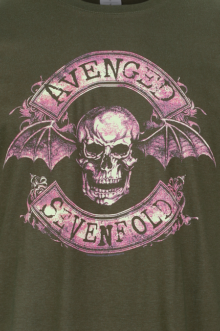 T-Shirt Manches courtes  de Avenged Sevenfold - Coloured Logo - M à XXL - pour Homme - vert - Avenged Sevenfold - View 2