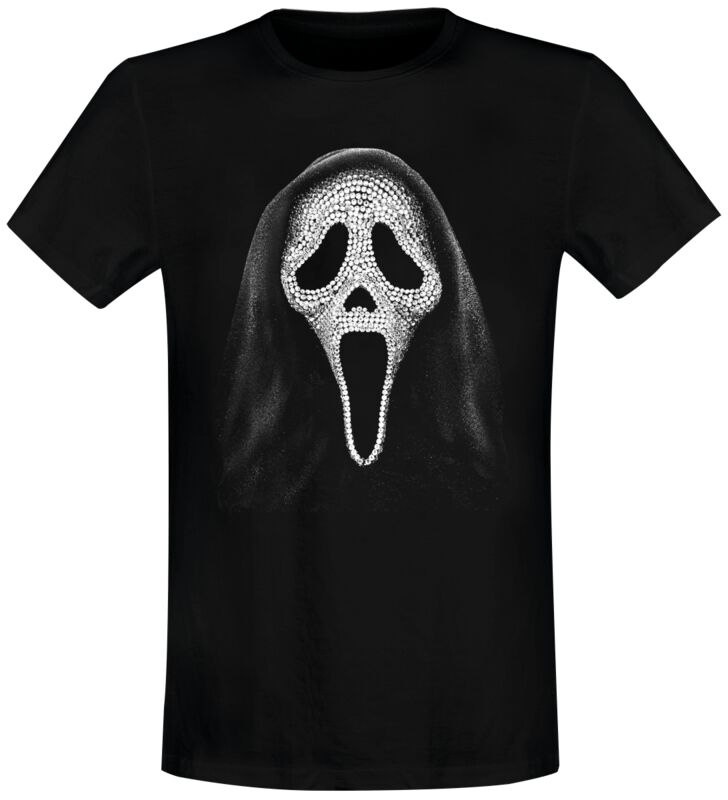 T-Shirt Manches courtes  de Scream (Film) - Ghostface - Bling - S à 3XL - pour Homme - noir - Scream (Film)