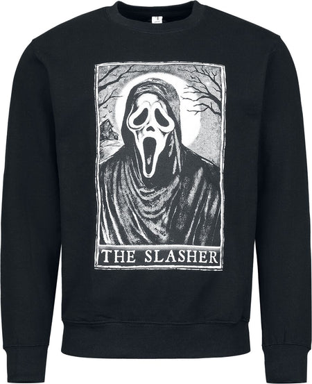 Sweat-shirt  de Scream (Film) - Ghostface - Jacquard Patch - S à 3XL - pour Homme - noir - Scream (Film)