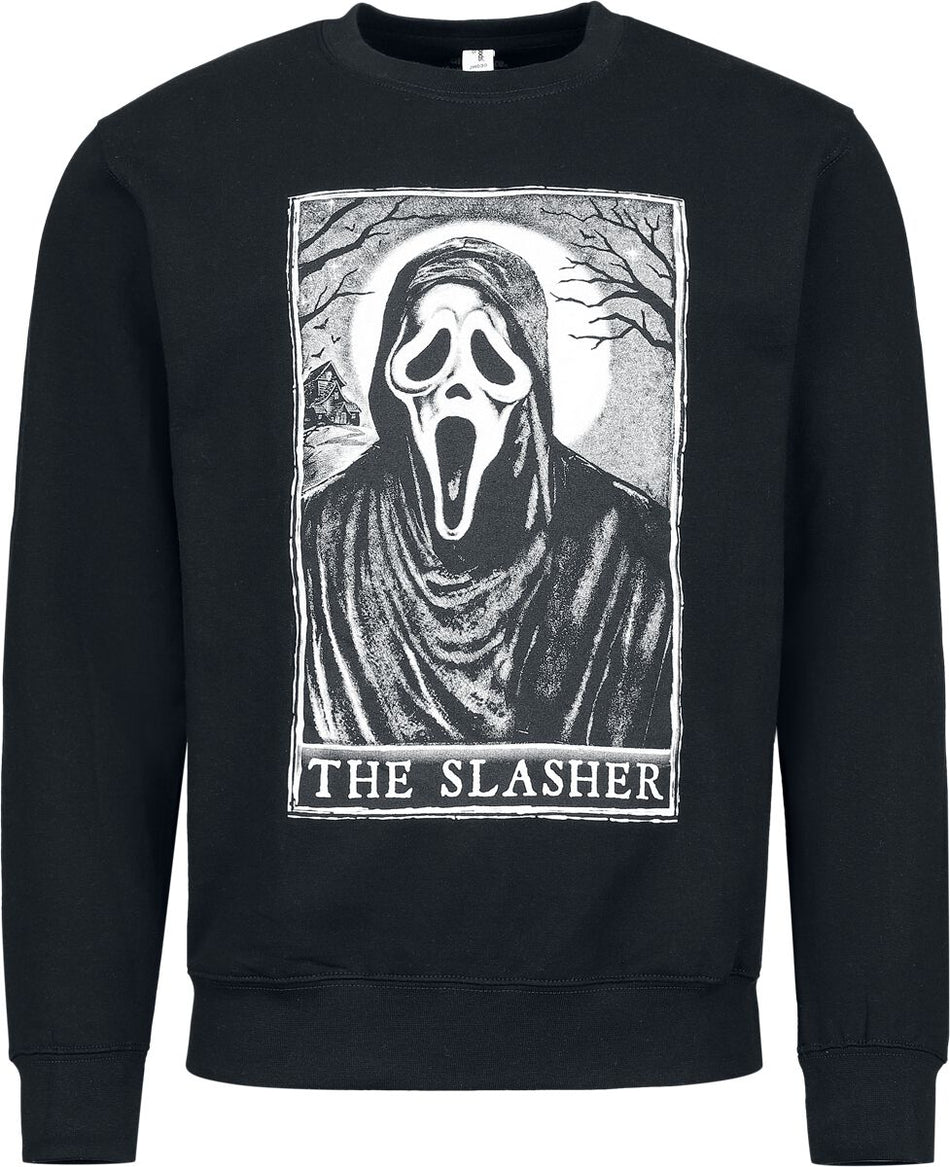 Sweat-shirt  de Scream (Film) - Ghostface - Jacquard Patch - S à 3XL - pour Homme - noir - Scream (Film)