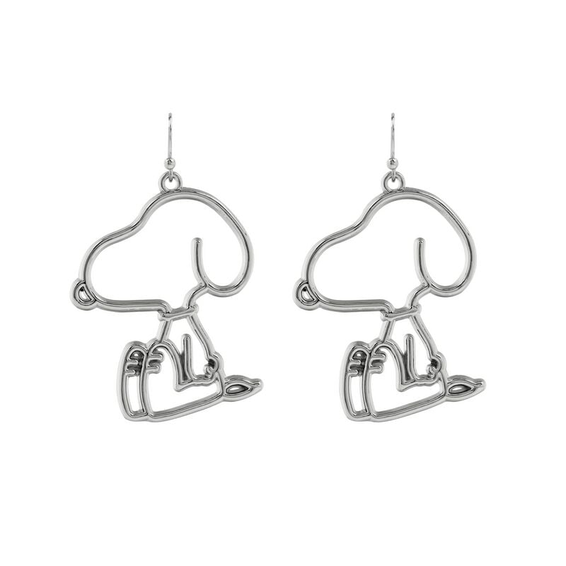 Boucles d'oreilles  de Snoopy - pour Unisexe - couleur argent - Snoopy