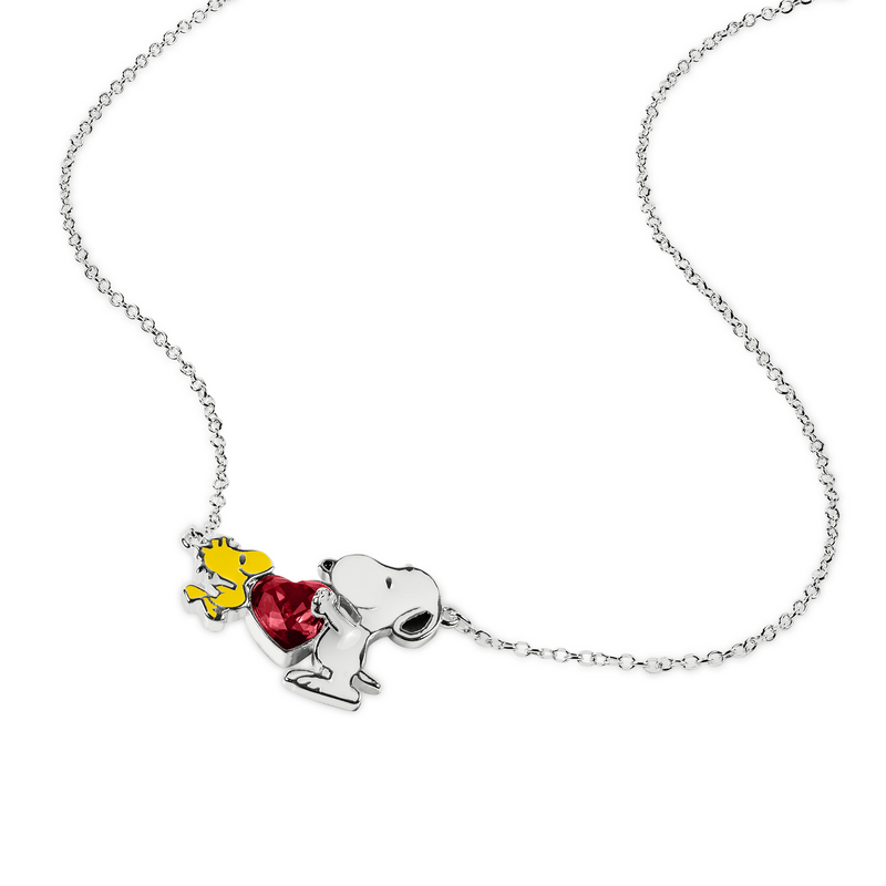 Collier  de Snoopy - Snoopy & Woodstock - pour Femme - multicolore - Snoopy - View 2
