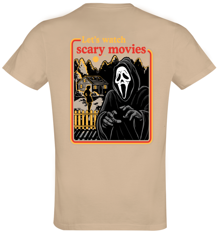 T-Shirt Manches courtes  de Scream (Film) - Ghostface Retro - S à 3XL - pour Homme - marron - Scream (Film) - View 2