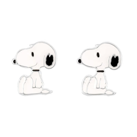 Boucles d'oreilles  de Snoopy - pour Unisexe - blanc/noir - Snoopy