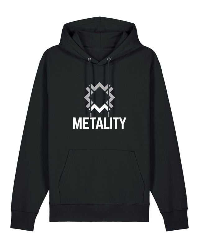 Sweat-shirt à capuche  de Metality - Pullover - S à 5XL - pour Homme - noir - Metality