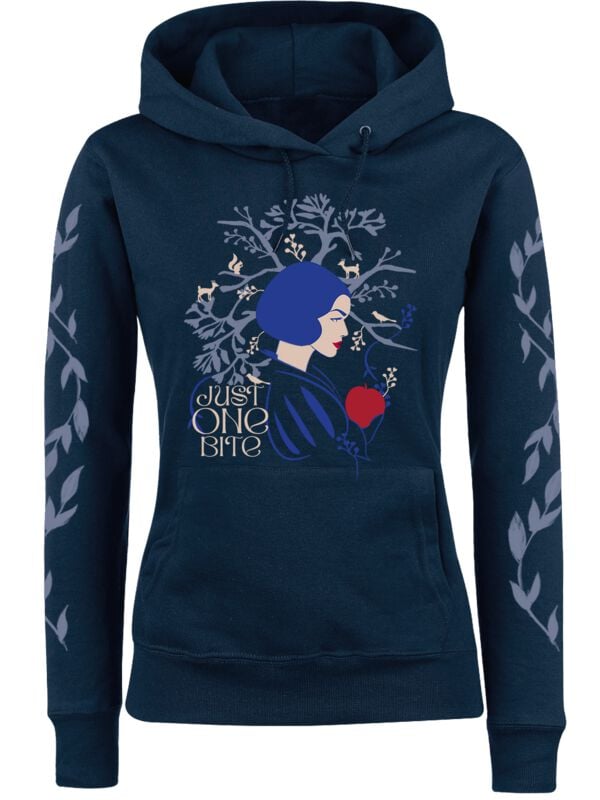 Sweat-shirt à capuche Disney de Blanche-Neige Et les Sept Nains - Just One Bite - S à XXL - pour Femme - bleu - Blanche-Neige Et les Sept Nains
