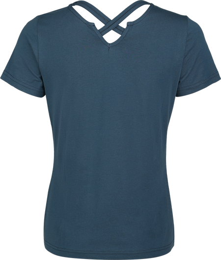 T-Shirt Manches courtes  de Harry Potter - Blason Poudlard - T-Shirt - S à XXL - pour Femme - bleu - Harry Potter - View 2