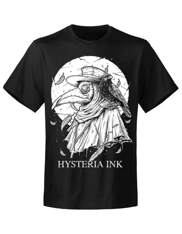 T-Shirt Manches courtes Gothic de Hysteria Ink - Dr Plag Ink - S à 5XL - pour Homme - noir - Hysteria Ink