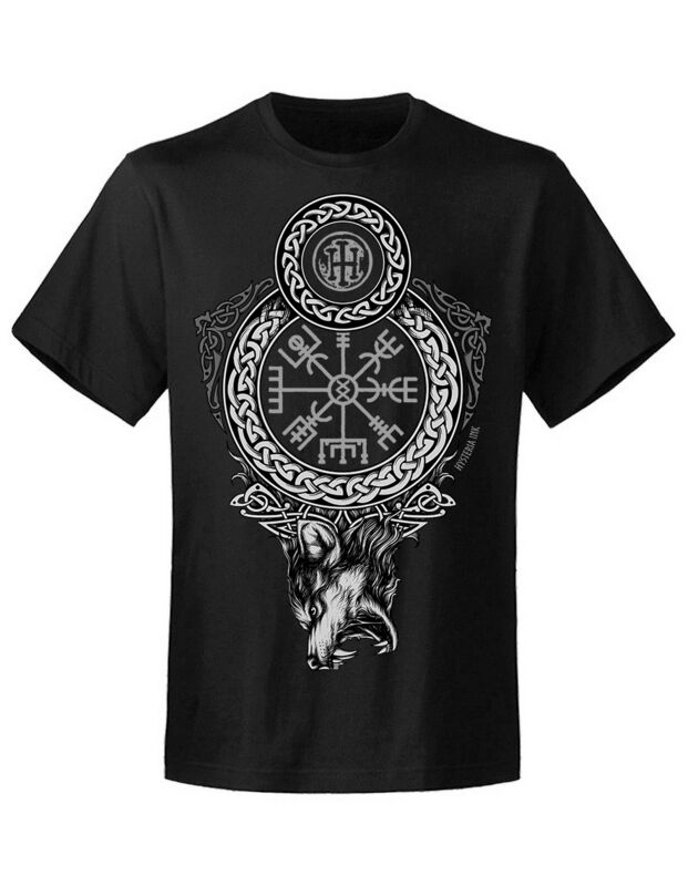 T-Shirt Manches courtes  de Hysteria Ink - Helheim Ink - S à M - pour Homme - noir - Hysteria Ink