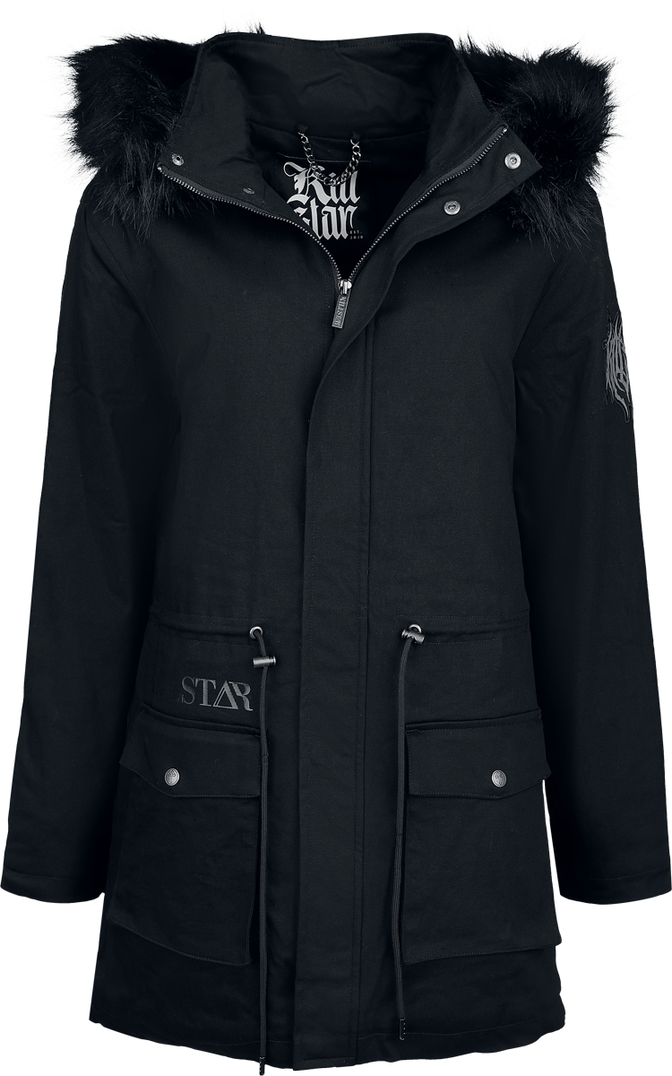 Manteaux Gothic de Killstar - Lost Nostalgia - Manteau Parka - XS à XXL - pour Homme - noir - Killstar - View 2