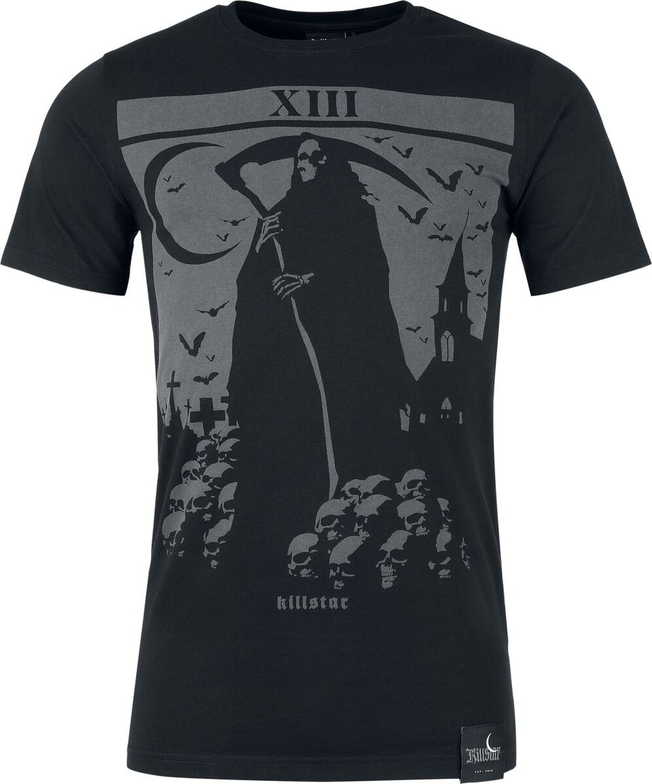 T-Shirt Manches courtes Gothic de Killstar - Death's Graveyard - T-Shirt - XS à XL - pour Homme - noir - Killstar