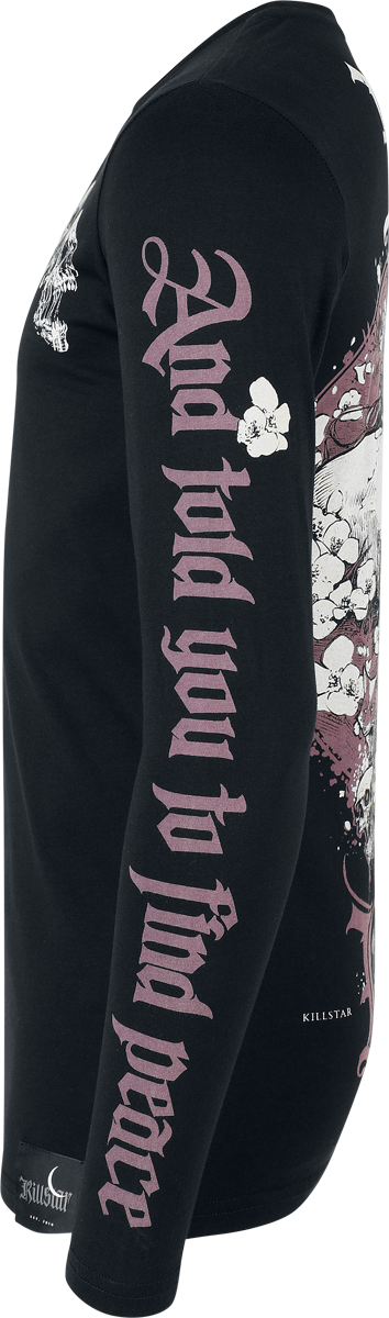T-shirt manches longues Gothic de Killstar - Heal Your Heart - Haut Manches Longues - XS à XXL - pour Homme - noir - Killstar - View 2