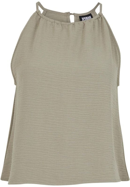 Top  de Urban Classics - Haut Structuré - XS à XL - pour Femme - olive - Urban Classics