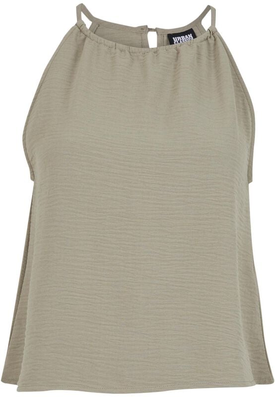 Top  de Urban Classics - Haut Structuré - XS à XL - pour Femme - olive - Urban Classics
