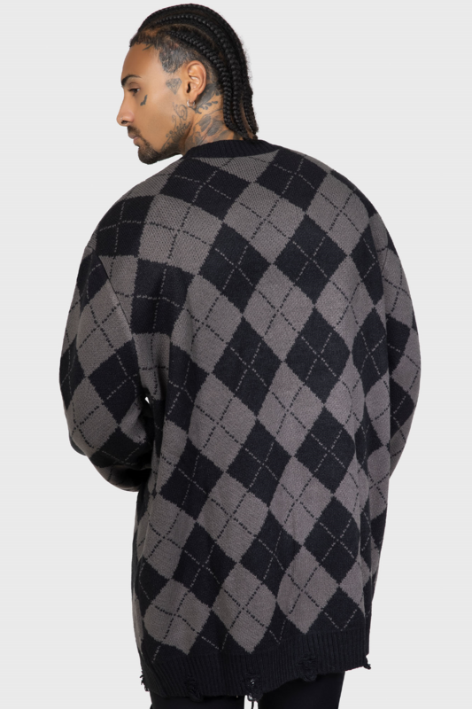 Gilets & Ponchos Gothic de Killstar - Omen Cardigan - XS à XXL - pour Homme - noir - Killstar - View 2