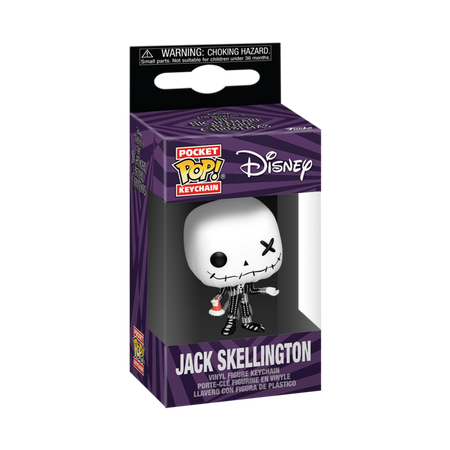 Porte-Clefs Pocket Pop! Disney de L'Étrange Noël De Monsieur Jack - Jack - Pocket Pop! - pour Indifférent - Standard - L'Étrange Noël De Monsieur Jack - View 2