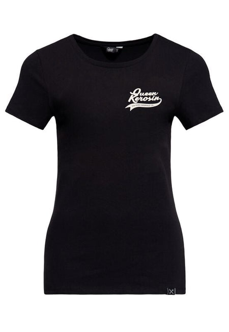 T-Shirt Manches courtes Rockabilly de Queen Kerosin - Bakersfield - T-Shirt - XS à 4XL - pour Femme - noir - Queen Kerosin
