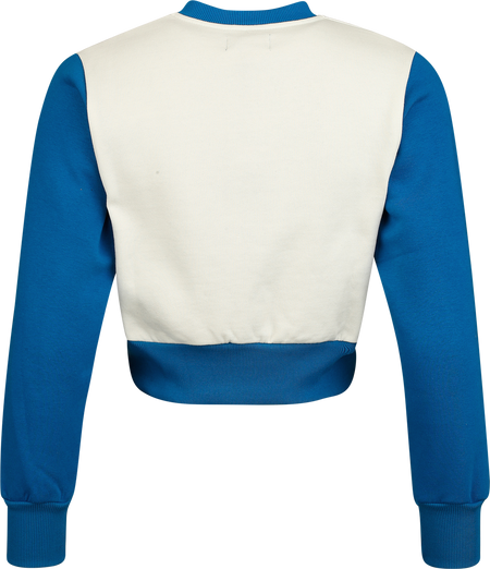 Sweat-shirt Rockabilly de Queen Kerosin - Racer Queen - Haut Manches Longues - XS à 4XL - pour Femme - beige/bleu foncé - Queen Kerosin - View 2
