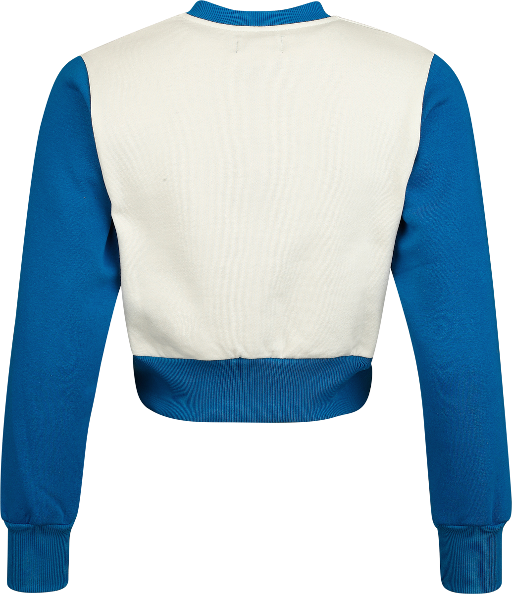 Sweat-shirt Rockabilly de Queen Kerosin - Racer Queen - Haut Manches Longues - XS à 4XL - pour Femme - beige/bleu foncé - Queen Kerosin - View 2