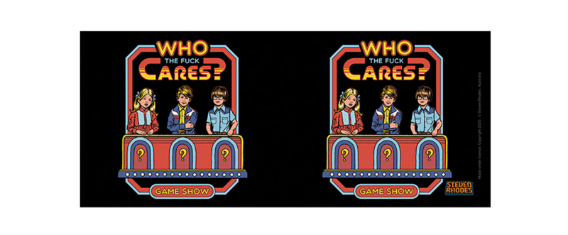 Mug Fun de Steven Rhodes - Who Cares - pour Unisexe - multicolore - Steven Rhodes - View 2