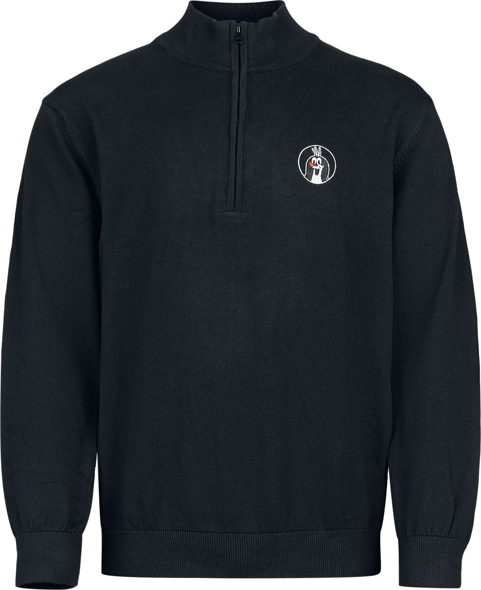 Pull tricoté  de The Little Mole - La Petite Taupe - Pull Col Camionneur - S à 3XL - pour Homme - noir - The Little Mole