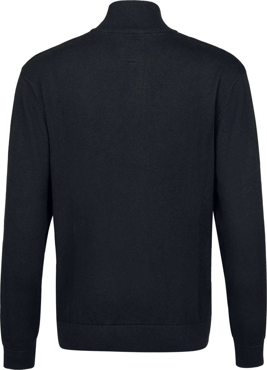Sweat-shirt  de The Little Mole - La Petite Taupe - Pull Col Camionneur - S à 3XL - pour Femme - noir - The Little Mole - View 2