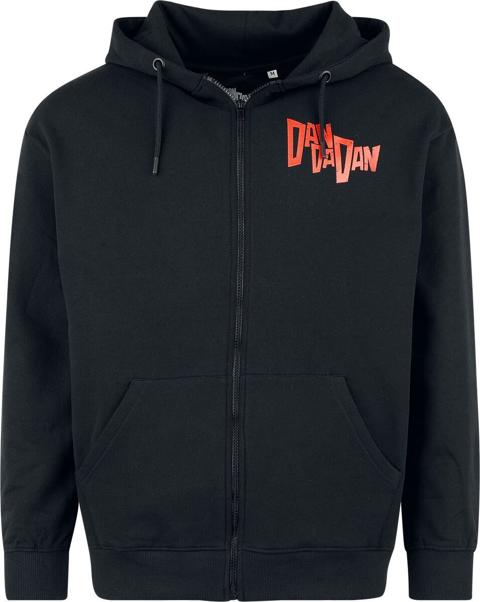 Sweat-shirt zippé à capuche  de Dan Da Dan - Turbo Granny - S à XXL - pour Homme - noir - Dan Da Dan
