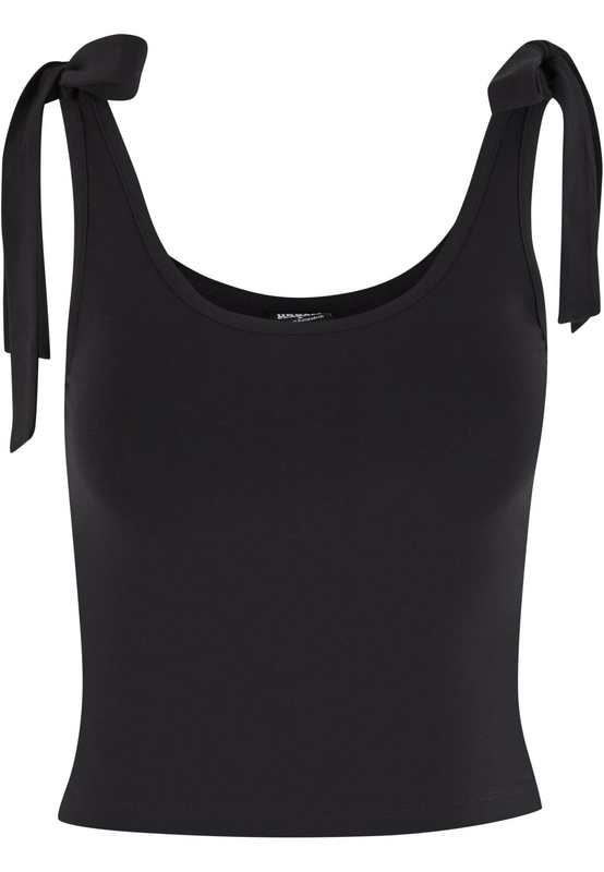 Top  de Urban Classics - Haut Jersey Basique (Lot de 2) - XS à XL - pour Femme - noir - Urban Classics - View 2